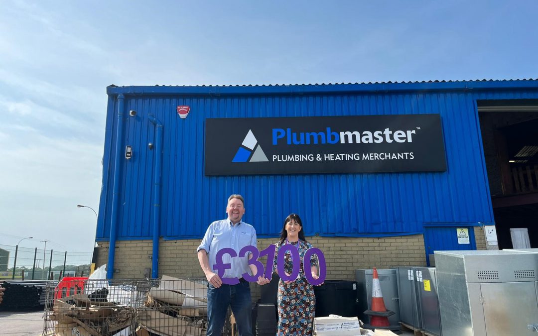 Plumbmaster raise £3100 for Inspire Addiction Services
