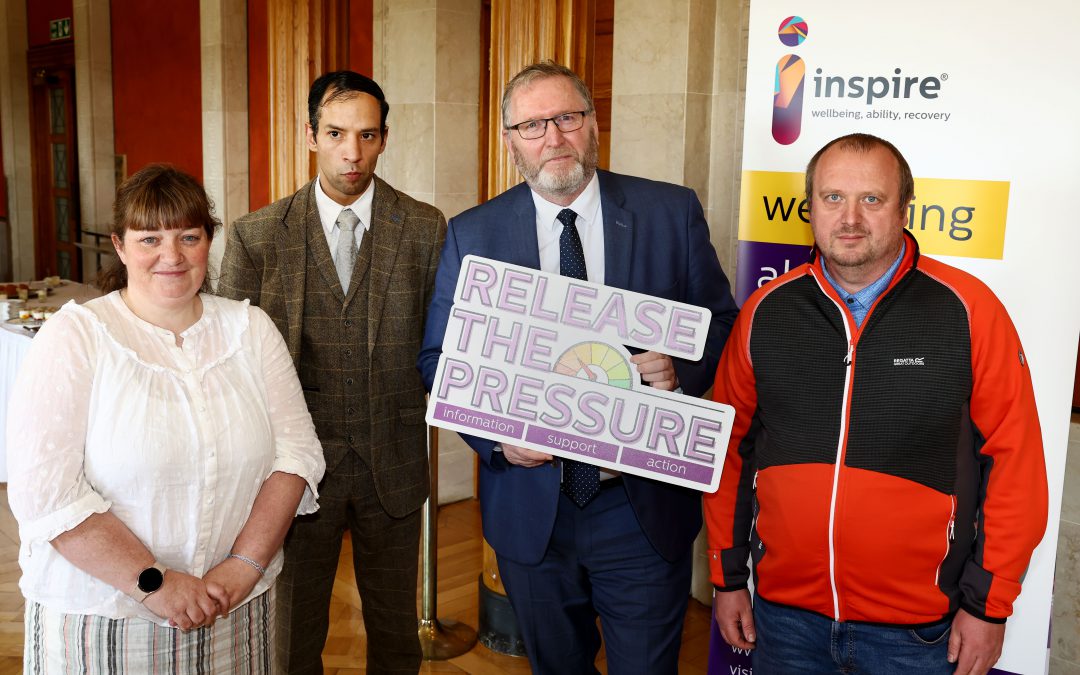 Doug Beattie MLA with service users