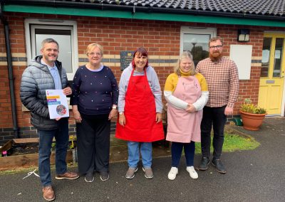 Robbie Butler MLA at Rosewood Court, Lisburn