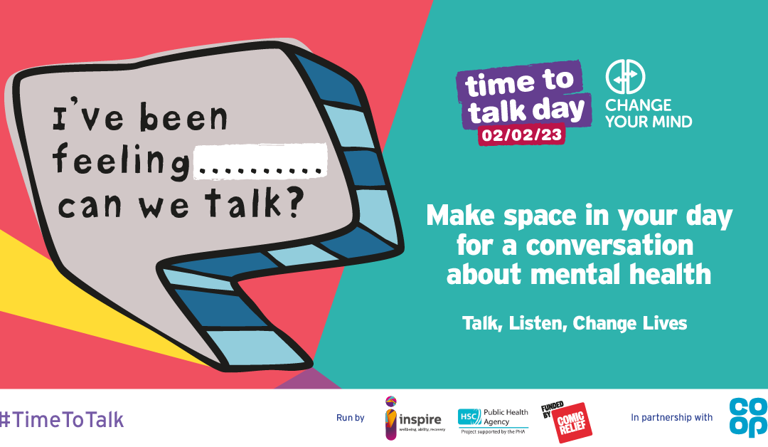 Time to Talk Day offers the perfect opportunity to discuss mental health