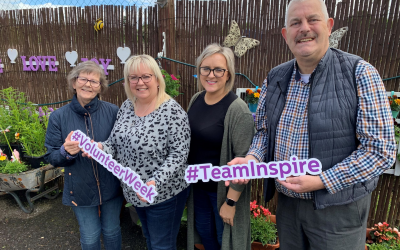 Inspire rewarded with the Investors in Volunteers Standard for a fourth time.