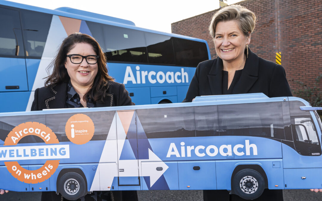 Aircoach and Inspire announce new drive to improve mental health with Wellbeing on Wheels initiative